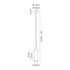 Brooks Slim Single Pendant 1 Light
